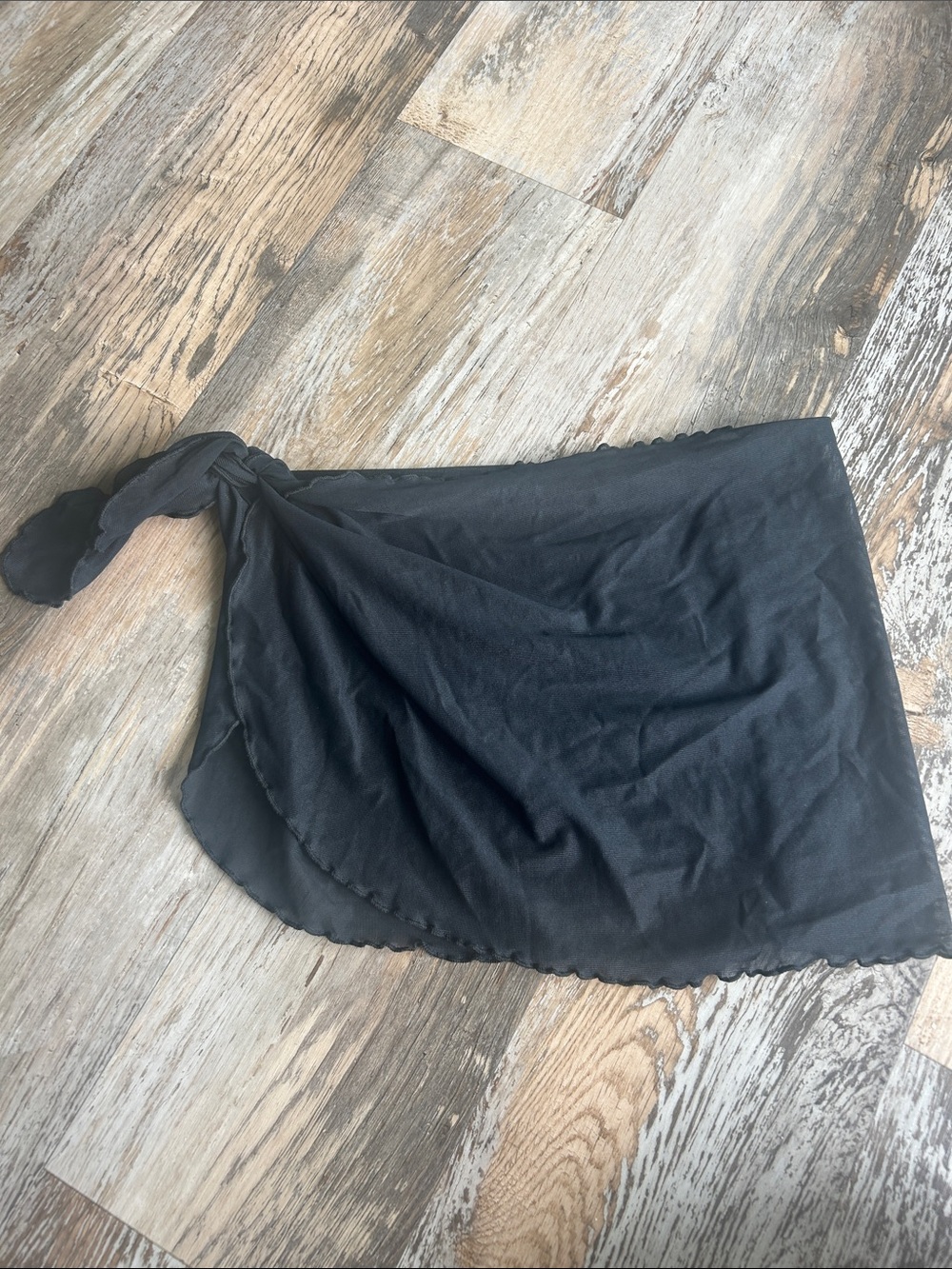 Target Black Wrap Skirt